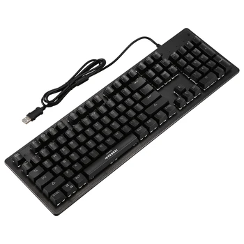 

Green Axis Mechanical Keyboard Colorful RGB Backlit Keyboard Mechanical Wired Gaming Keyboard104 Keycaps