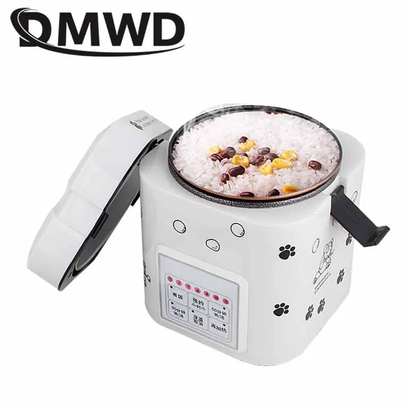 DMWD 1.2L электрическая рисоварка с антипригарным вкладышем интеллектуальное