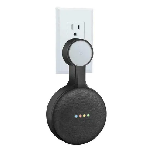 Красный Выходное настенное крепление, Вешалка Подставка для Google Home Mini Voice Assistant US Plug Кухня Ванная Спальня подставка для колонки - Цвет: Красный