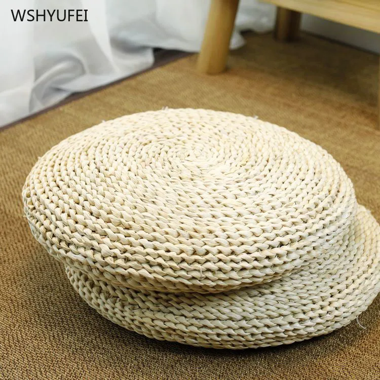 Ручная зернистая кожа для сада дома спальни соломинка искусственная татами