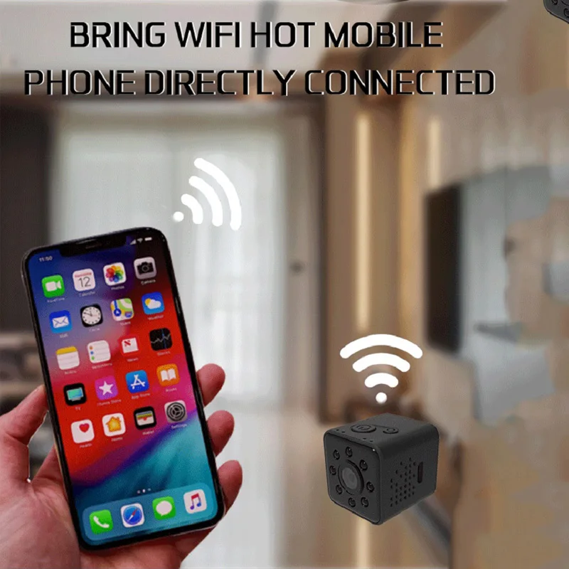 Мини камера SQ23 с Wi Fi маленькая потайная HD 1080P видеокамера микро ночного видения