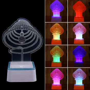

Desk Light 3D Lighthouse Art Kid Touch Control Atmosphere Christmas Xmas Table Lamp Night Light USB Charging Home Decor Gifts