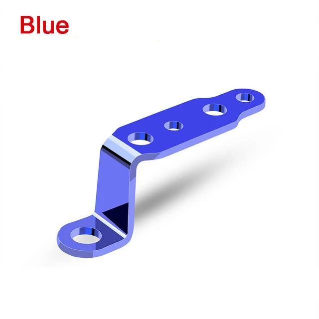 Motorcycle Rearview Mirror Modified Headlight Bracket Multi-functional LED Spotlight Electric Car Accessories Extension Brackets 1PC Blue