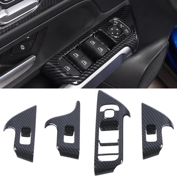 

LHD Car Accessories For Mercedes-Benz GLB X247 2019 2020 Interior Door Armrest Window Switch Button Cover Trim