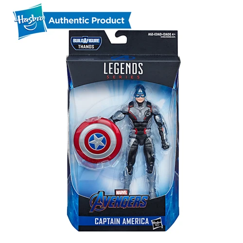 Captain America Hasbro «Человек-паук», с героями комиксов Марвел, легенды серии далеко от дома 6-дюймовый паук Для женщин Коллекционные Фигурки Коллекция для девочек и мальчиков - Цвет: Captain America