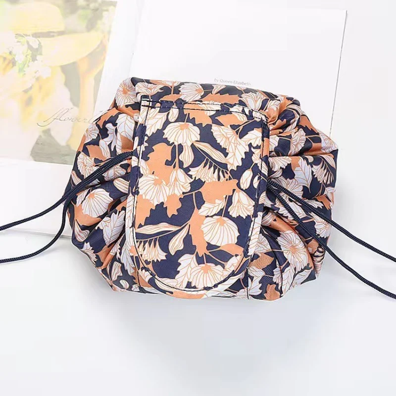 

Luxury Brand Portable Waterproof Women Drawstring Cosmetic Bag Travel Storage Makeup Bag Organizer Bags Case Storage Pouch