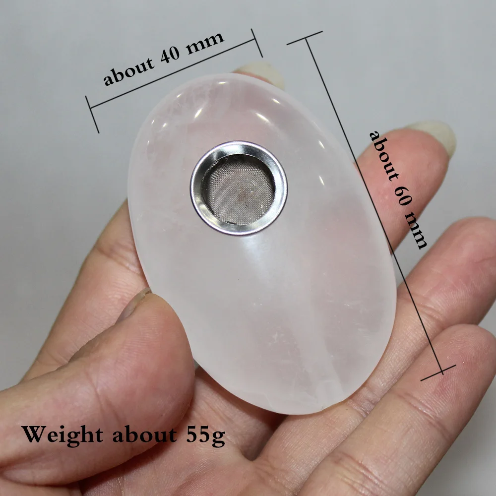 clear quartz Runyangshi 1 шт. ПРИРОДНЫЙ прозрачный кварц ручной резной белый прозрачный камень курительные трубы дымчатые водоросли Трубы Табак - Цвет: clear quartz