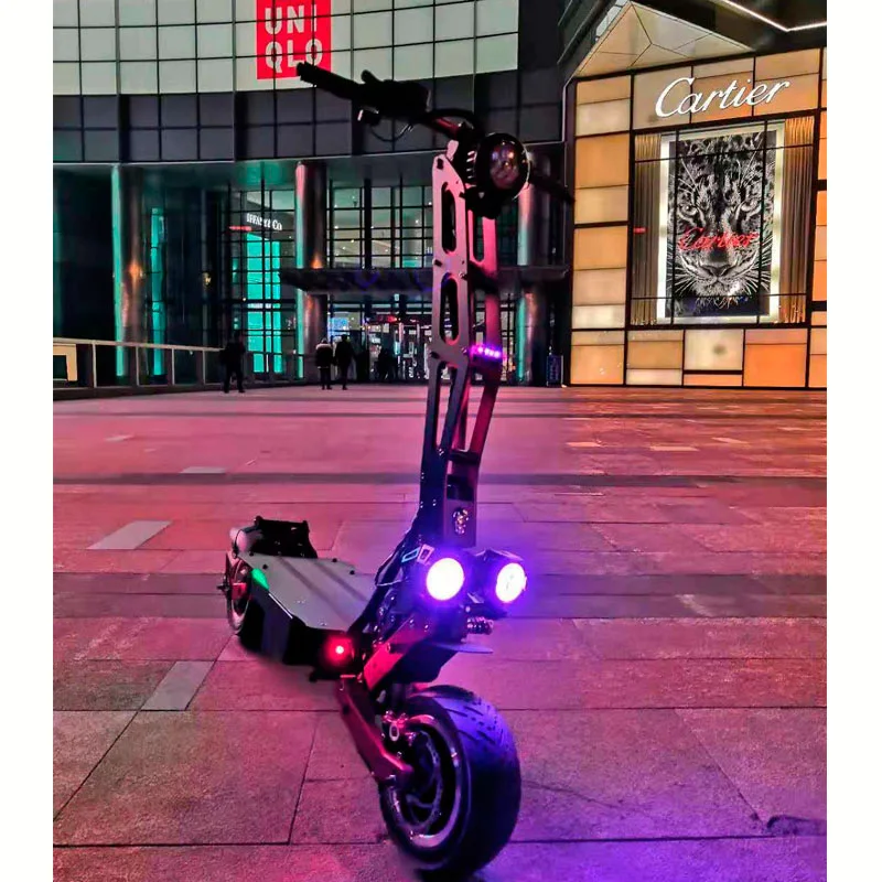Monster 95 км/ч 11 дюймов Dualdrive электрический скутер с 45ah LG литиевая батарея для взрослых E скутер скейтборд Patinete Eletrico