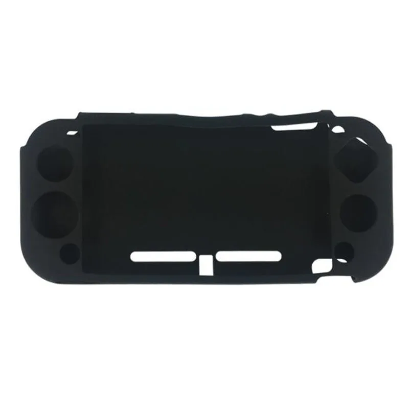 Black Мягкий силиконовый защитный чехол для nintendo Switch Lite Mini NX для kingd Switch Lite защитный чехол для контроллера - Цвет: Black