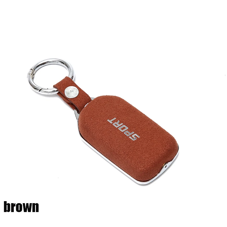ZOBIG Поворотная меховая автомобильная сумка для ключей чехол Fobs Подходит для Honda HR-V Vezel fit Fit