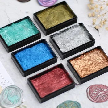 

1pc Creative Seal Wax of Retro Fire Paint Seal Metallic inkpad sealing wax stamps accessories