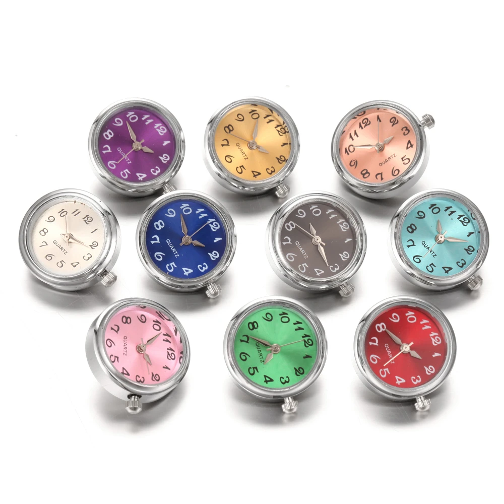 Hot selling 2pcs/lot glass 20mm Watch snap buttons leather clasp button watches bracelet Bangles jewelry | Украшения и аксессуары