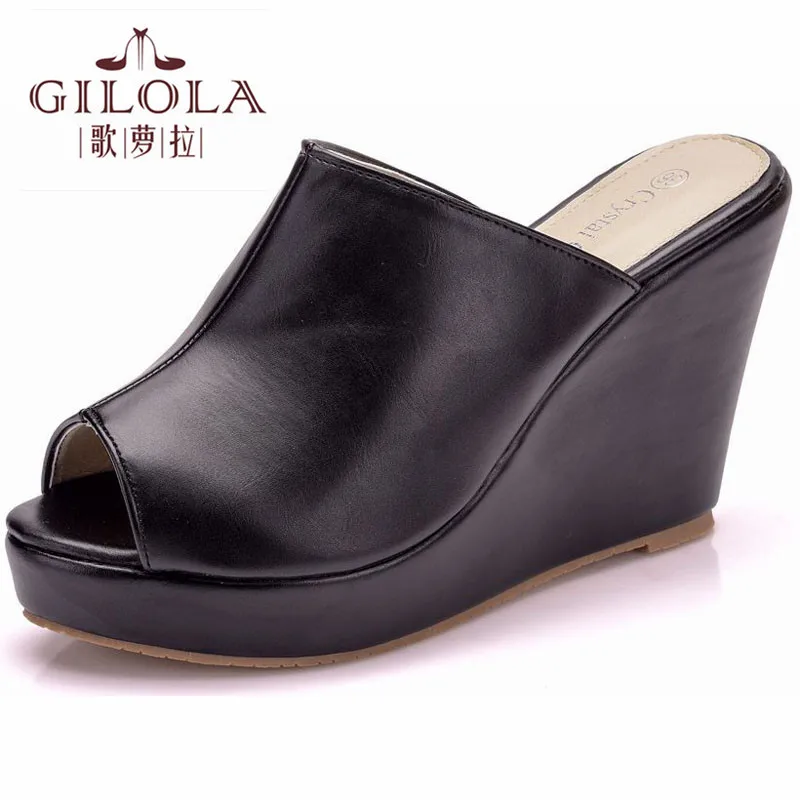 

New Summer Fashion Wedge Heel Women Sandals Slip On Sandals High Heel Women Shoes #Y0075854Y