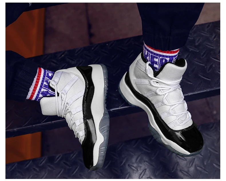 Новое поступление Детские баскетбольные кроссовки 11s Concord Bred Space jam тренировочные практичные спортивные баскетбольные Детские кроссовки jordan обувь
