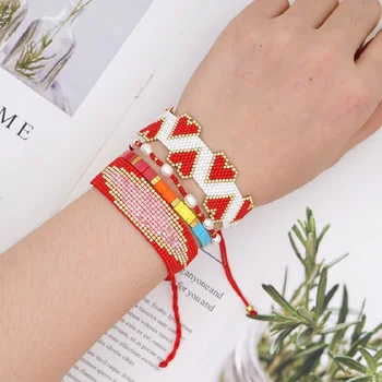 

Go2Boho Trendy Bracelet Women Jewelry Boho Summer Tila Beads Pulseras Miyuki Beads Handmade Loom Woven Bracelets Gift Wholesale