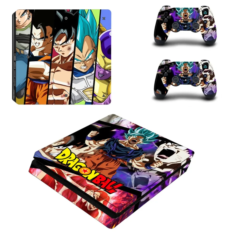 Dragon Ball супер полное покрытие лицевые панели PS4 тонкая кожа Виниловая наклейка, стикер для Playstation 4 консоль и контроллер PS4 тонкая кожа