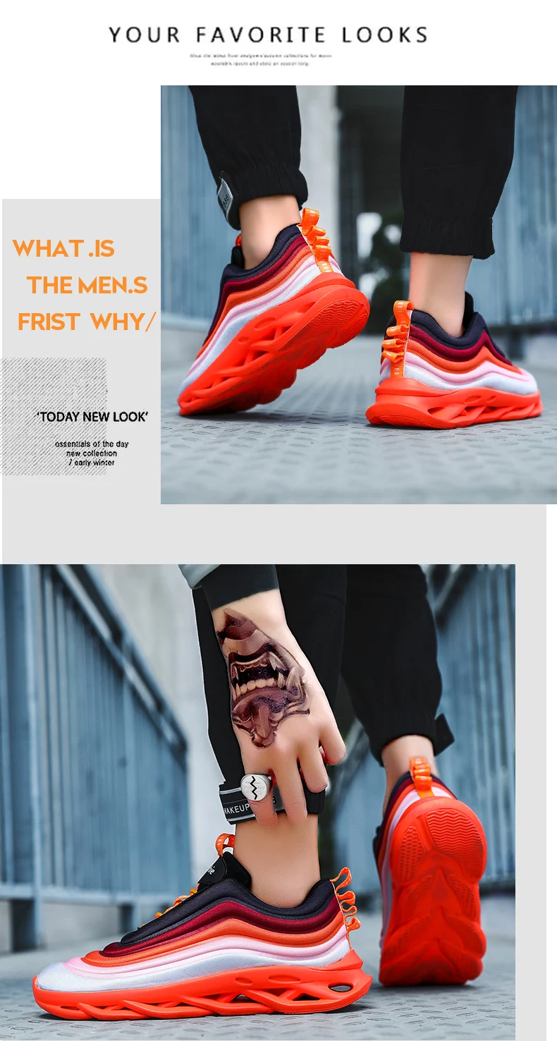 Модные кроссовки; Мужская обувь из сетчатого материала; повседневные уличные кроссовки для молодых мужчин; мужские кроссовки; Мужская обувь; дышащая удобная обувь на плоской подошве