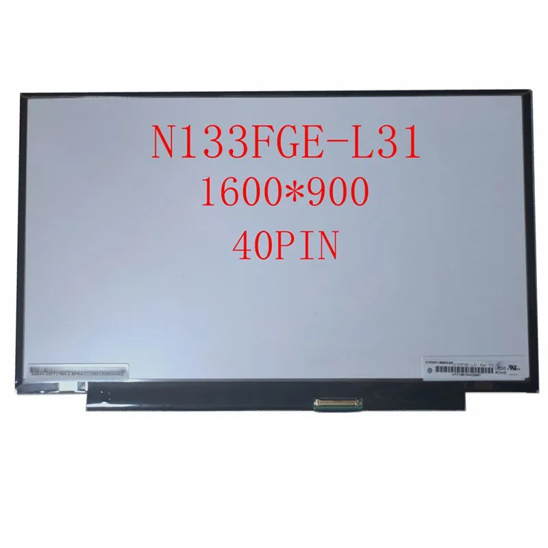 

13.3 inch LCD Laptop 1600*900 WideScreen HD N133FGE-L31 LP133WD2 SLA1 lcd screen display 40PIN