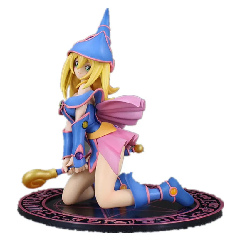 

16.5CM Japanese Anime Dark Magician Girl Boxed PVC Action Figure Collection Model Doll Toy Gift box