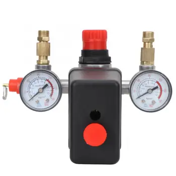 

Automatic Pressure Valve Switch Assembly for Single Hole Air Compressor 90~120psi 220V Automatic Turning Up