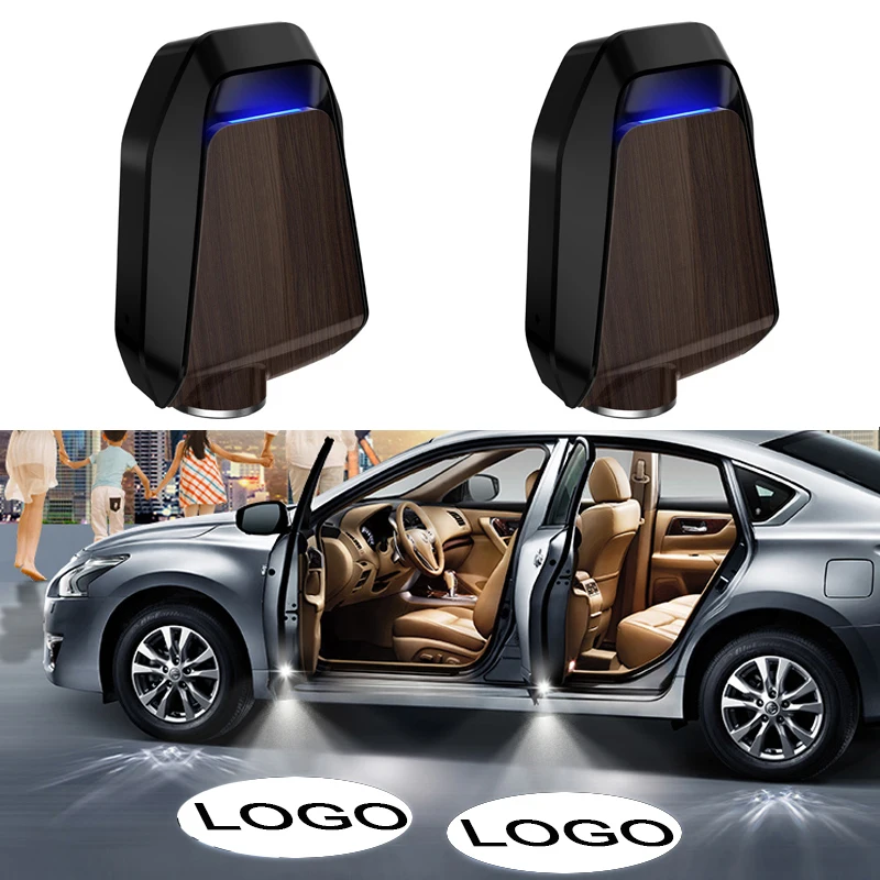 1PC Car Door Welcome Logo Light for kia audi