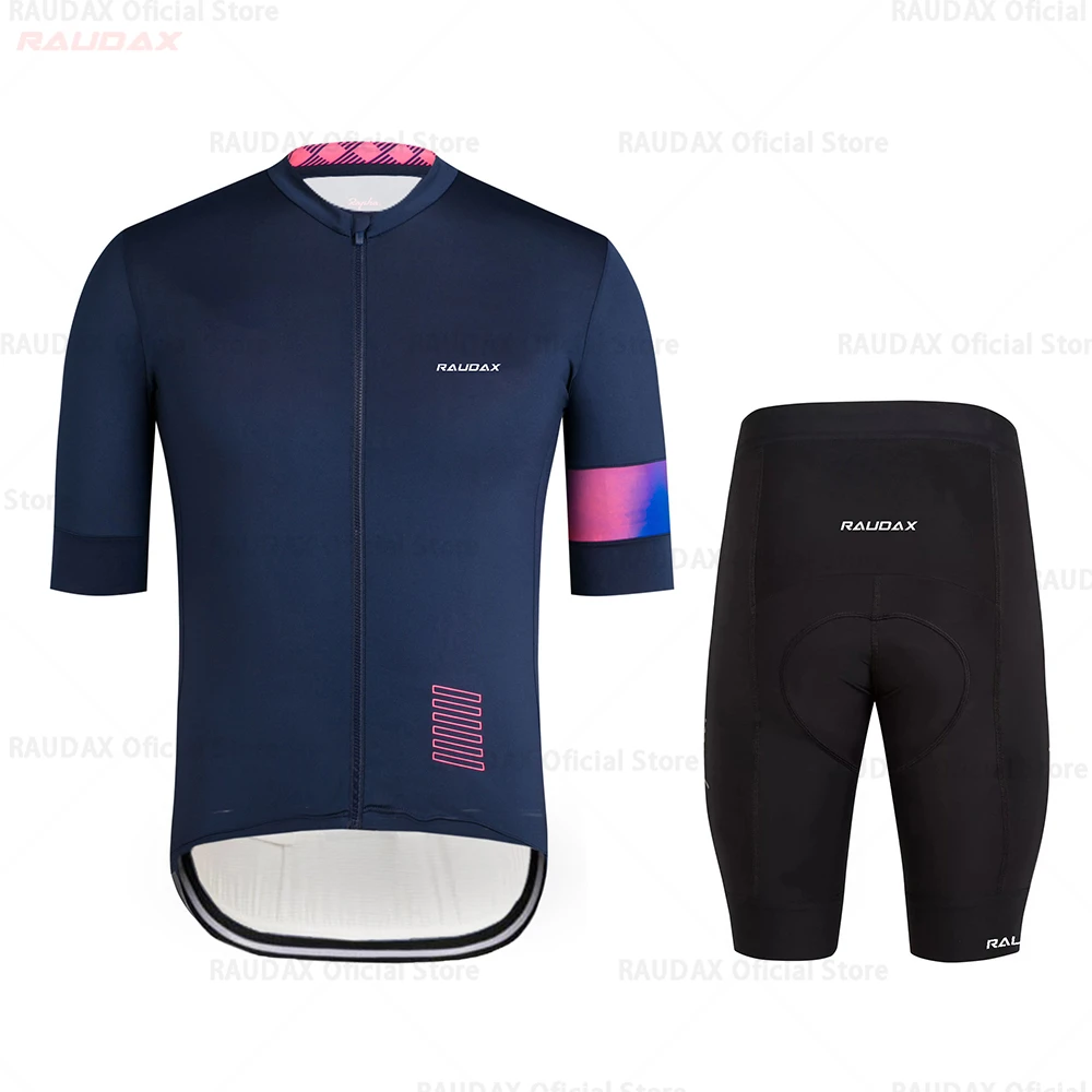 Летняя велосипедная майка Pro Team Raphaing, одежда для велоспорта, MTB, велосипедные шорты, мужские велосипедные Джерси, набор, Ropa Ciclismo, Триатлон - Цвет: Normal cycling set