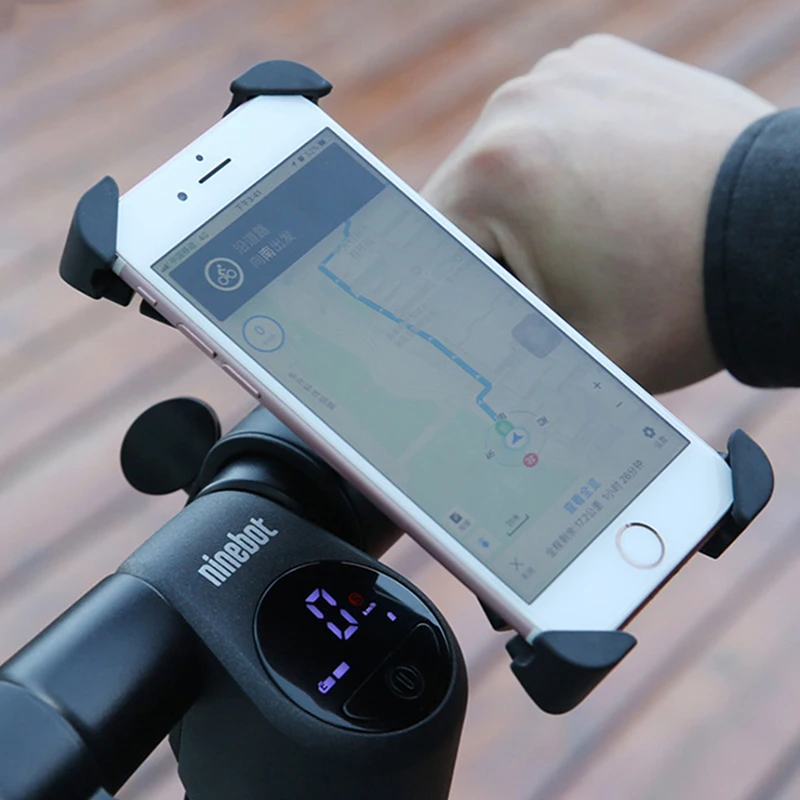 Ninebot Handlebar Phone Holder for Electric Scooter M365 Motorcycle Bike Ninebot ES2 ES4 Kickscooter 360 Rotation