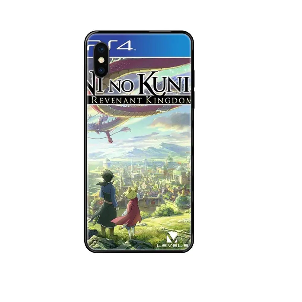 Новая крутая игра Ni No Kuni Ii Постер Черный Мягкий Топ детализированная популярная
