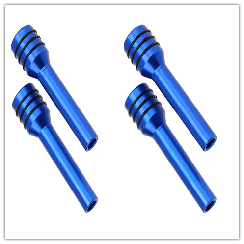 Blue-4pcs 4 шт. дверные замки из сплава для автомобиля, штифт для Mercedes Benz W203 W210 W211 W204 A C E S CLS CLK CLA GLK ml SLK Smart - Цвет: Blue-4pcs