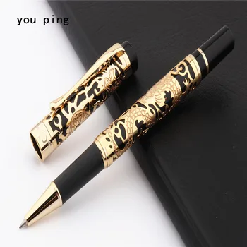 

JINHAO 5000 Black Century Dragon Relievo Colour Business office Rollerball Pen Dragon's Spirit