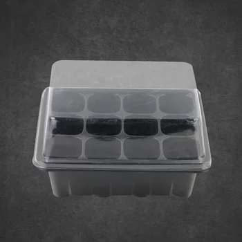 

3Pcs Set Sprout Plate Seedling Tray Household Large Capacity Seedling Grower Seedling Box with Lids for Garden