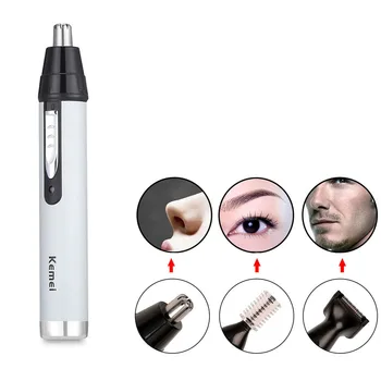 

Kemei 3 In 1 Electric Trimmer Nose Hair Trimmer Face Care Shaver Device Professional Ear Hair Beard Eyebrows Shaving Machine D42