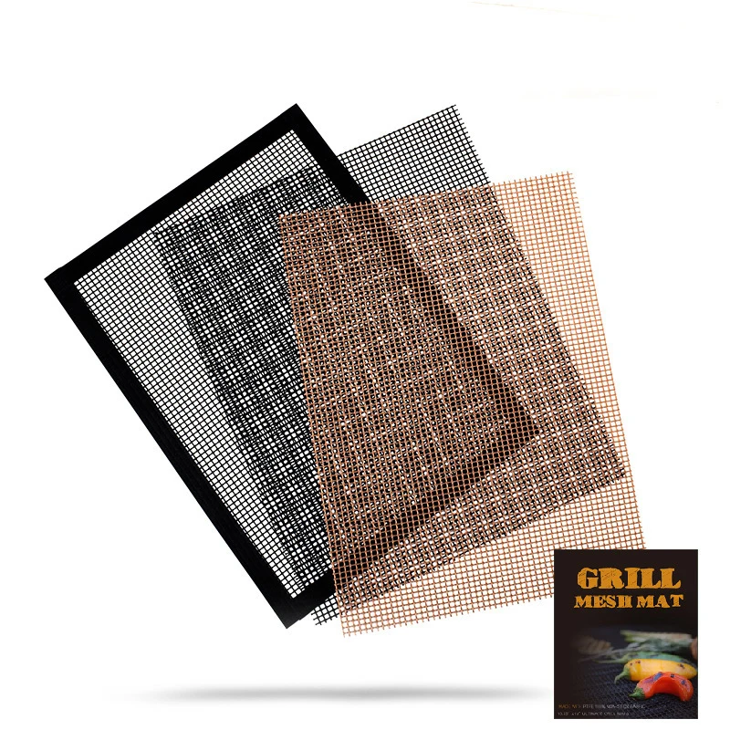 BBQ Grill Mat Barbecue Mesh Mat Net Fiberglass Non stick Reusable