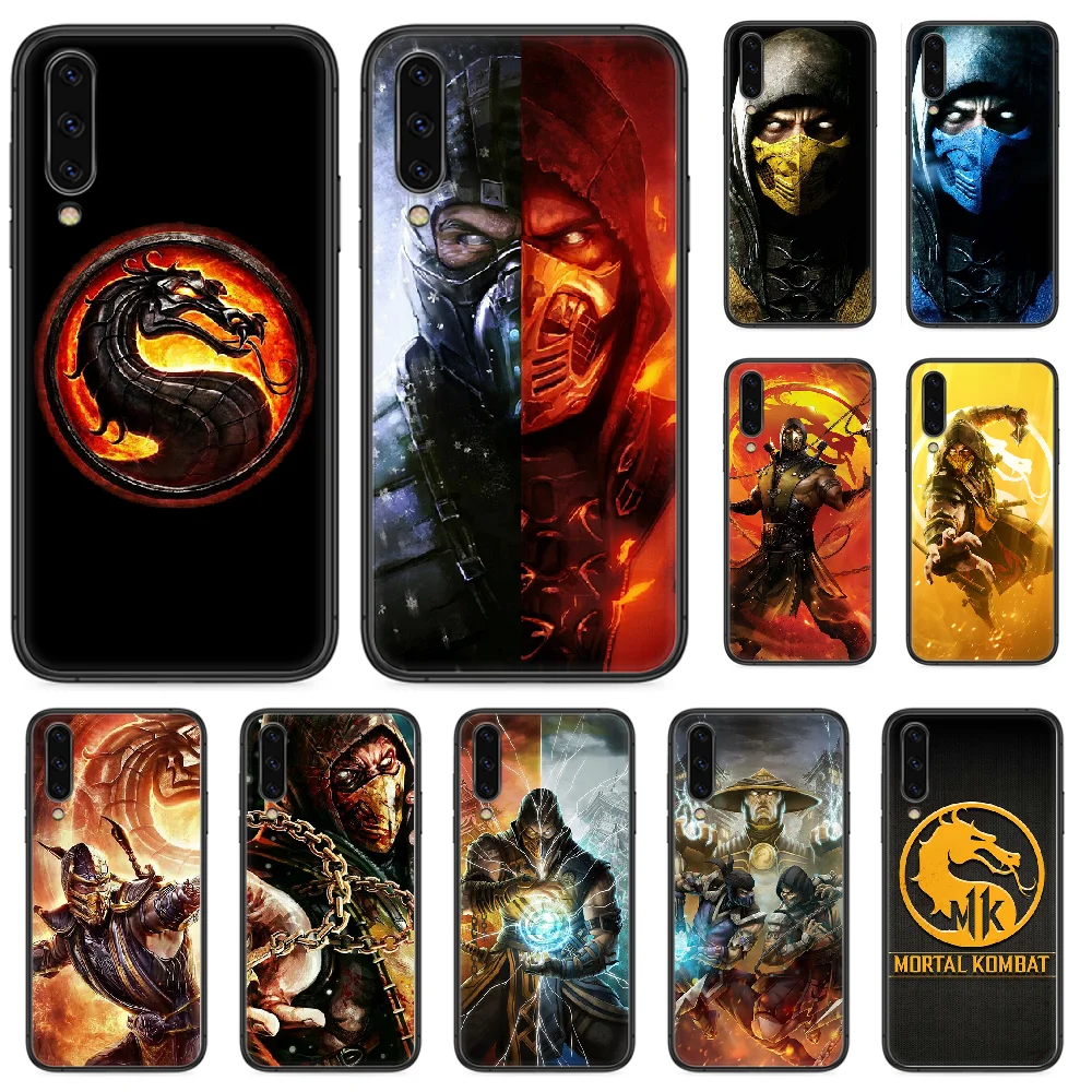 Популярный чехол для телефона Mortal Kombat Samsung Galaxy A 5 10 20 3 30 40 50 51 7 70 71 E S 4G 16 17 18 black hoesjes