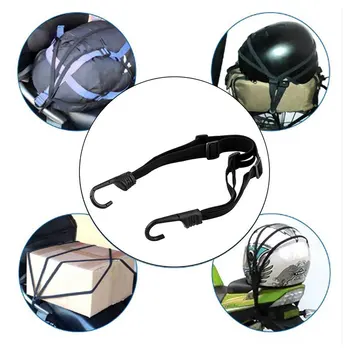 

Motorcycle Helmet Luggage Strap For Mb-Ot011-Bk Rubber Strength Retractable Helmet Luggage Elastic Rope Strap