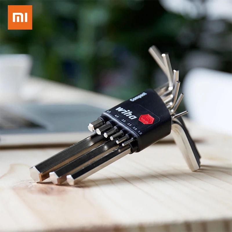 Xiaomi Wiha внутренний шестигранный гаечный ключ набор 9 шт. общий размер Набор мини