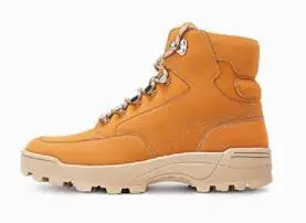 Xiaomi/рабочие ботинки для спорта и отдыха; модная мужская обувь в стиле ретро; мужская обувь на нескользящей подошве - Цвет: yellow 39