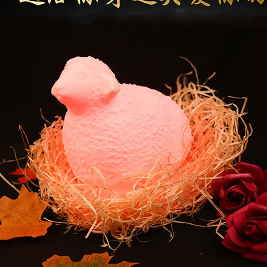 Beautiful Decoration Exquisite Printing Moon Light Led Three D Moon Light Sheep Lamp Strange Moon Light