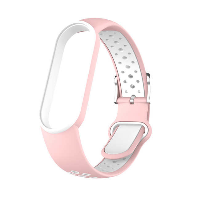 Watch Strap For Mi Band 6 5 4 Breathable Silicone TPU Smartwatch Strap For Xiaomi Mi Band 6 5 ремешок на mi band 4 5 6