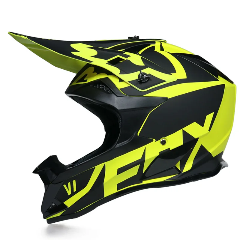 Racing Off-road Motorcycle Helmet Motocross Dirt Bike Helmet Moto Casco Vintage Casco Motocross Full Face Helmet DOT 3 Gifts - Цвет: 1