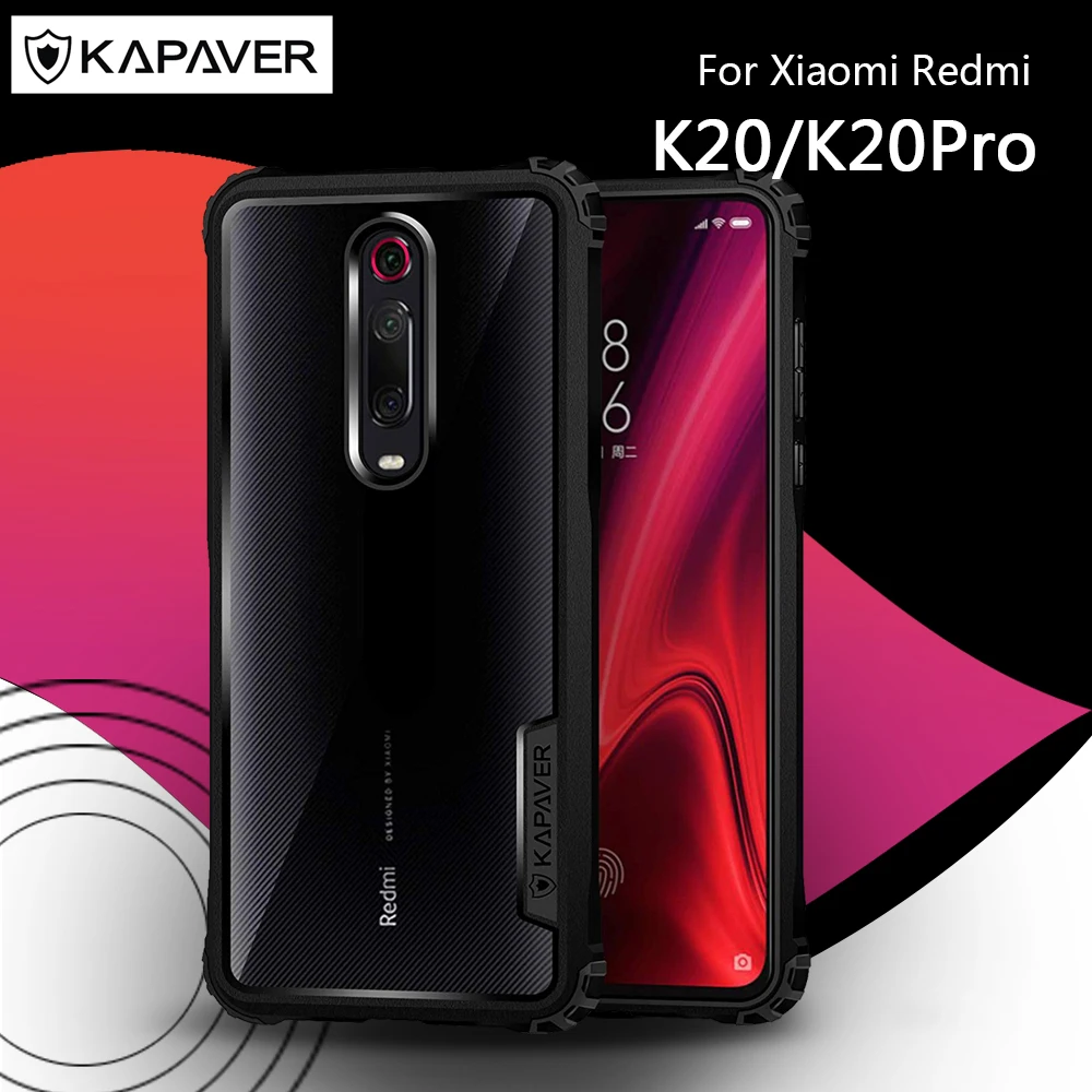 Capaver Прозрачный чехол для Xiao mi Red mi note 8 K20/K20 Pro mi MAX3 PocoPhone F1 термополиуретановый устойчивый противоударный чехол-бампер