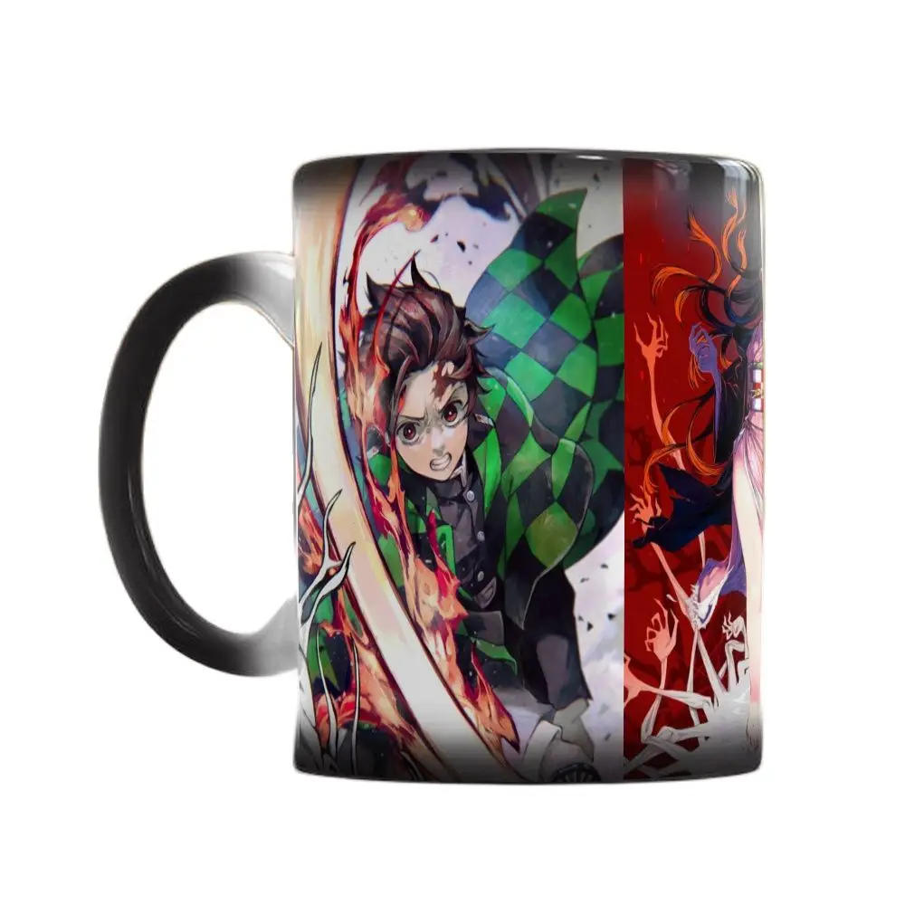 Heat Color Changing Mugs Anime | Anime Color Coffee Mug Ceramic - Heat  Coffee Mug - Aliexpress