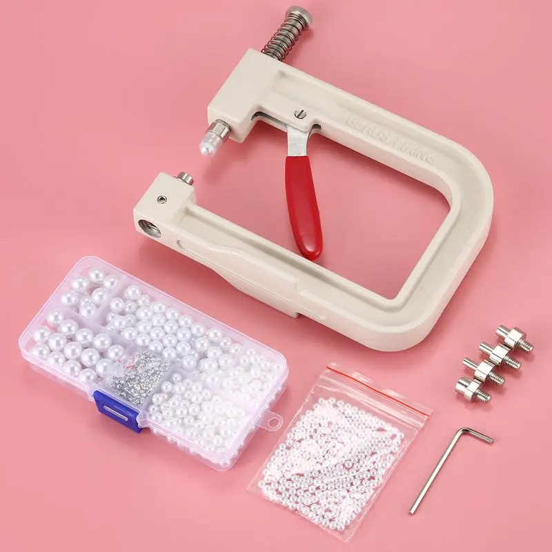 1 комплект ручная пригвоздированная машина для изготовления бусин фиксации