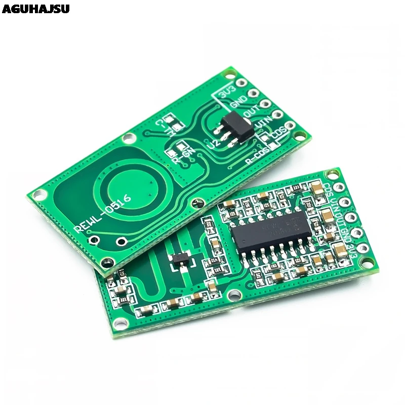 2pcs умная электроника RCWL 0516 микроволновый радар Датчик Модуль индукции
