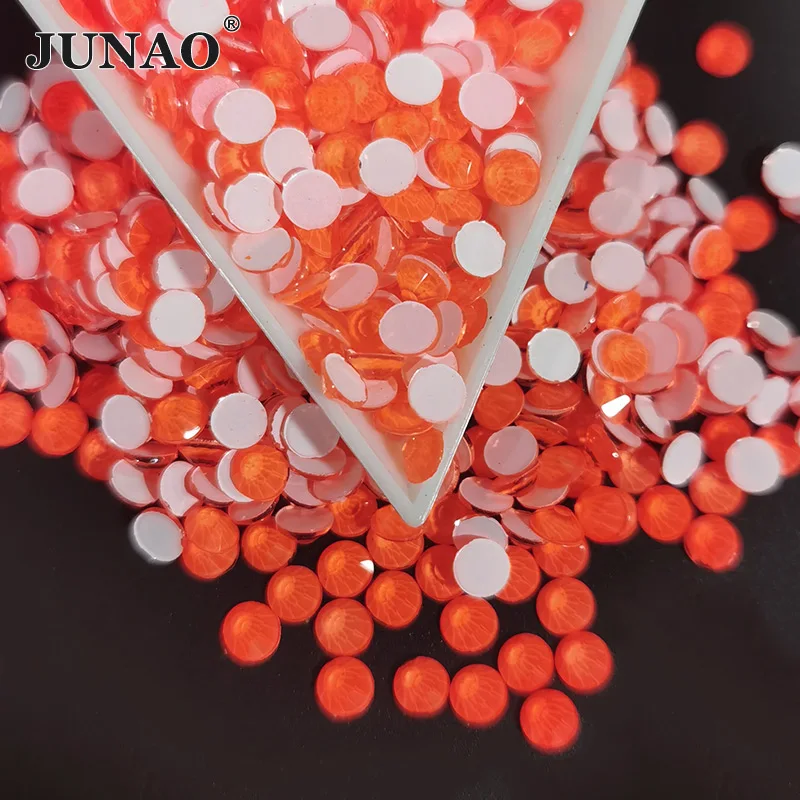 Neon Hyacinth JUNAO SS16 SS20 Блестящий неоновый желтый цвет стеклянные хрустальные стразы с плоской задней частью круглые стразы не горячая фиксация хрустальный камень ремесла - Цвет: Neon Hyacinth