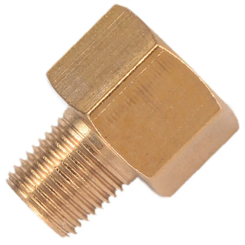 Description Picture 4 of item1/8" Male BSPT To 1/4" Female NPT Adapter Brass BSP-NPT Pipe Fitting Tool For Pressure Gauge Air Gas Fuel Water