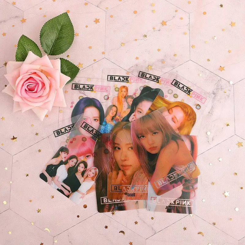 10 шт./компл. Blackpink дважды убить любовь альбом прозрачный карта с фотографией для любителей подарок