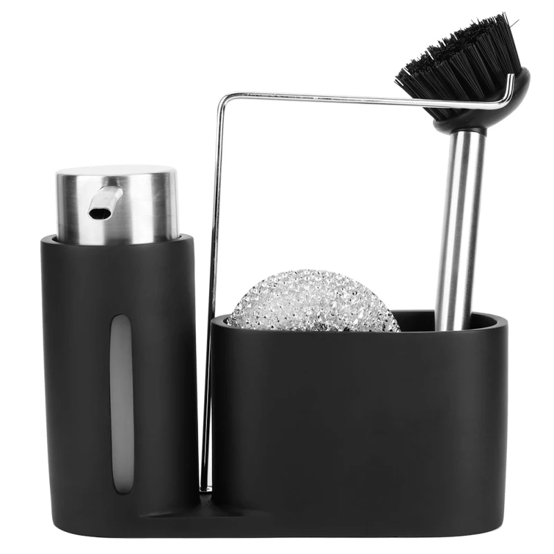 

2020 New Arrival Storage Holder Multi-function Kitchen Sink Tableware Detergent Dispenser Container Dish Cloth Rag Storage Rack