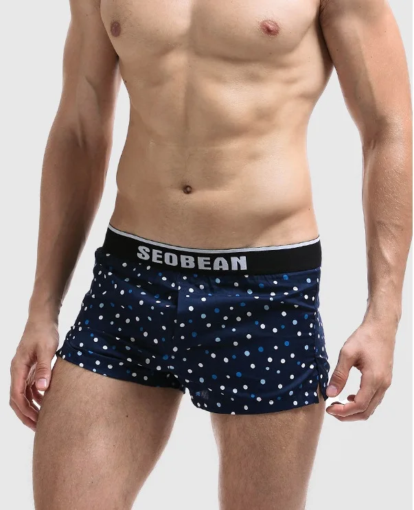 Men Home Pants Summer Low-Rise Casual Cotton Loose-Fit Home Shorts Arrow Pants MEN'S Beach Pants