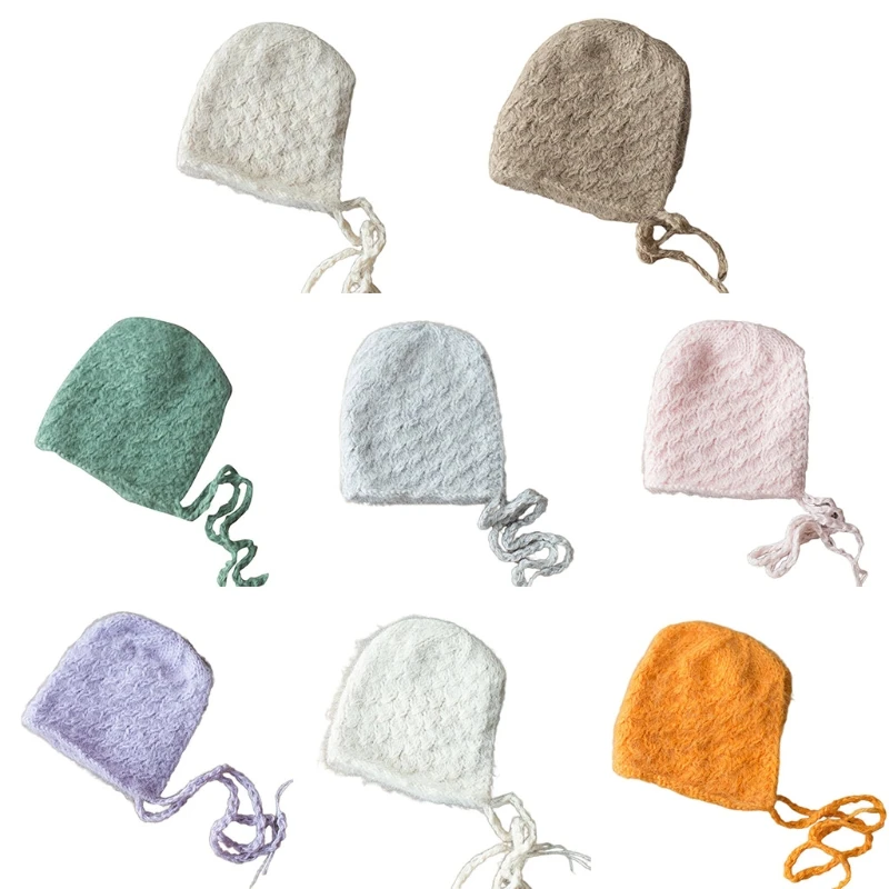 

Newborn Photography Prop Baby Knit Hat Crochet Cap Infant Costume Photo Shooting